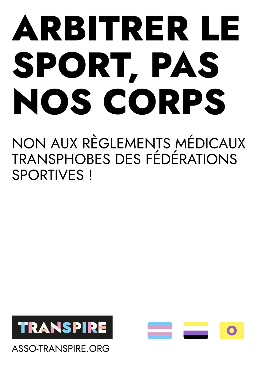 Arbitrer le sport, pas nos corps